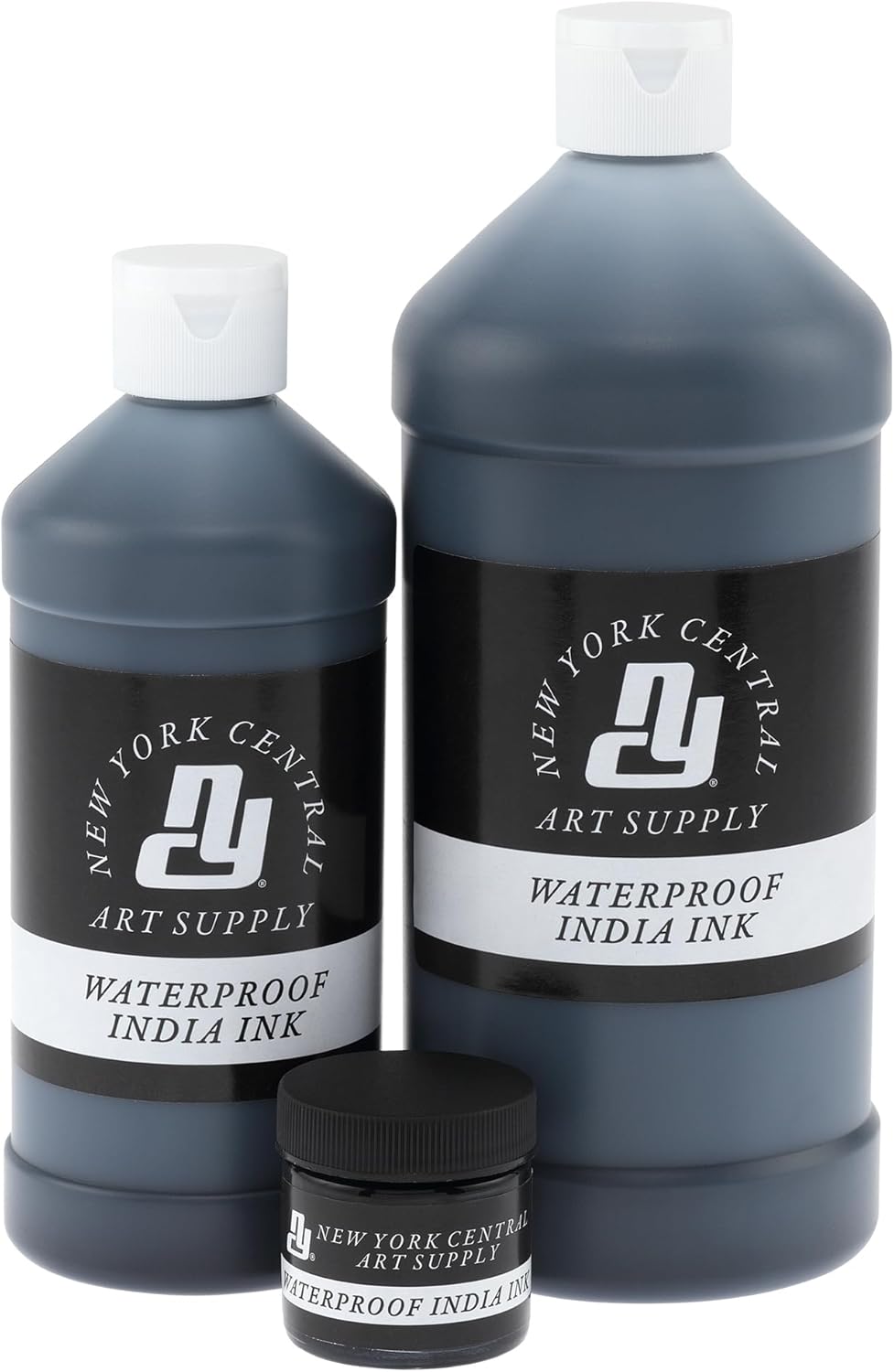 New York Central® India Ink 16oz Bottle - Make an Impact with Matte Black India Ink, Perfect for Artists, Calligraphy, Illustrations, & More! - Crafty Corner