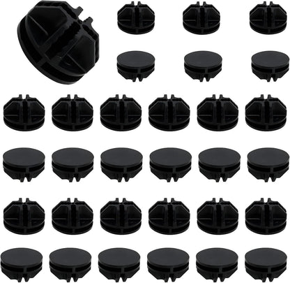 32 Pcs Black Plastic Connector, Wire Grid Cube Connector for Modular Closet Storage Organizer and DIY Wire Cube Storage Unit