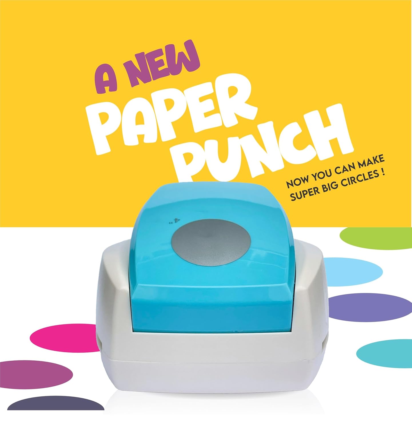 4 Inch Circle Punch, Hole Punch Shapes, Paper Punch Set for Scrapbooking Festival Paper Greeting Card DIY Albums Photos, 200 GSM Weight - Crafty Corner