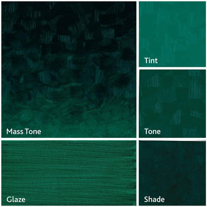 Tusc & Pine Artist Oil Paint - Phthalo Green, 150 ml, Non-Yellowing, Rich & Creamy Consistency, Maximum Pigment Load, Small Batch Milled Oil Paints Made in the USA for Professional Artists