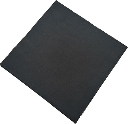 iNee Embroidery Fabric Squares Cotton, 10 Squares of 10 x 10-inch, Black