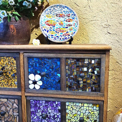 500g 1.1lb Random Color Irregular Ceramics Mosaic Tiles (16 Ounce)