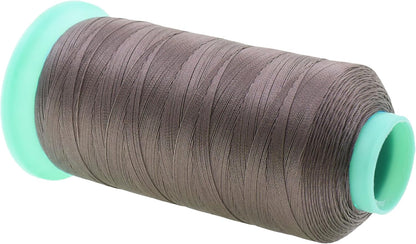 Mandala Crafts Bonded Nylon Thread Taupe Heavy Duty Sewing Threads - 1100 YDs Size 92 280D T90 Tex 90 Thread for Leather Jeans Weaving Outdoor Marine Upholstery Threads