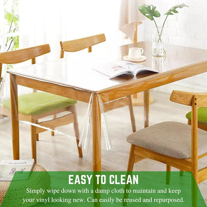 Farm Plastic Supply - Clear Vinyl Sheeting - 15 Mil - (4'6" x 25') - Vinyl Plastic Sheeting, Clear Vinyl Sheet for Storm Windows, Covering, Protection, Tablecloth Protector