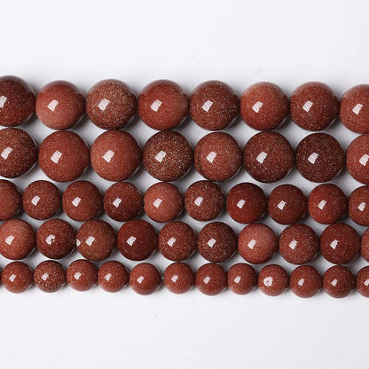 90pcs 4mm Natural Gold Sandstone Beads Gemstone Round Loose Beads for Jewelry Making DIY Bracelet Necklace 15“ (Gold Sandstone, 4mm)