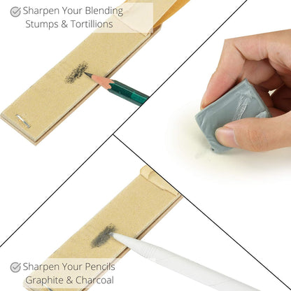 Mr. Pen - 14 Pack of Blending Stumps, Art Eraser, Blending Sticks for Drawing, Shading Pencils for Sketching