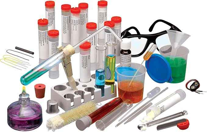 Thames & Kosmos Chem C2000 (V 2.0) Chemistry Set | Science Kit with 250 Experiments and 128 Page Lab Manual, Student Laboratory Quality Instruments & Chemicals | Parents' Choice Silver Award Winner