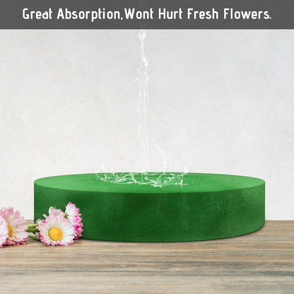Max Shape Round Floral Foam Blocks,Large Dry Floral Foam for Artificial Flowers,Craft Project,Wedding Aisle Flowers,Arty Decoration 6 Pack (9.84'')
