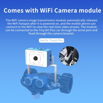 Yahboom Micro:bit Start Robot Kit with ESP32 Camera HD Video App Control for 8+ DIY Programmable STEM Education Toy Car with Tutorial Super Cost-Effective (with v2) - Crafty Corner