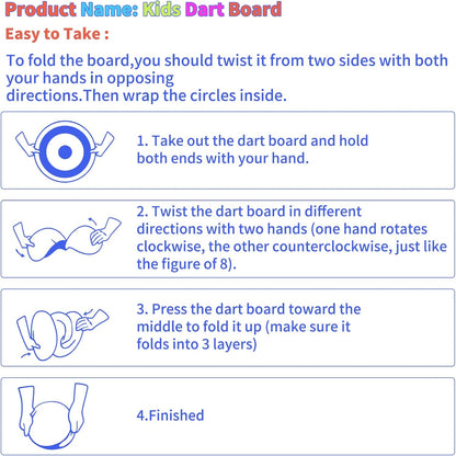 29 Inches Dart Board for Kids，Kids Large Dart Board with Sticky Balls and Darts，Indoor/Outdoor Sport Party Fun Games Toys Birthday Gifts for 3 4 5 6 7 8 9 10 11 12+Year Old Boys Girl