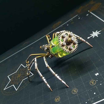 3D Metal Mechanical Insect Assembly Kit Steampunk Model Adult DIY Hand Assembly Creative Birthday Holiday Vintage Trend Tabletop Ornament Collection Spider 3
