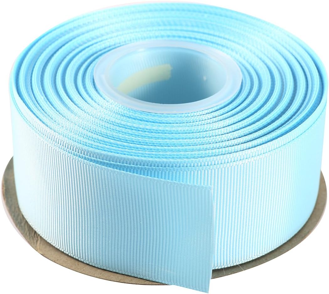 ITIsparkle 11/2" Inch Grosgrain Ribbon 25 Yards-Roll Set for Gift Wrapping Cake Decoration Party Favor Hair Braids Hair Bow Baby Shower Decoration Floral Arrangement Craft Supplies, Light Blue Ribbon - Crafty Corner