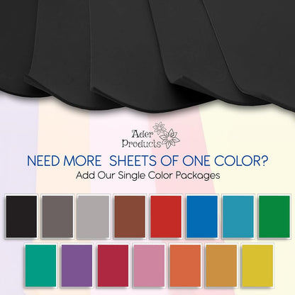 Black EVA Foam Sheets for Crafts, 15 Pack, 9 x 12 Inch, 2mm Thickness – Ideal for DIY Arts and Crafts, Foam Paper for Kids, Cosplay and Costumes - Crafty Corner