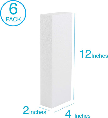 Silverlake 4x12x2 Craft Foam for Styrofoam Block Projects (6-Pack) - Crafty Corner