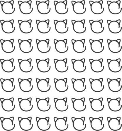 uxcell 50pcs Stitch Markers, Spiral Stitch Markers Crochet Needle Clip Counter Knit Ring Crochet Locking Sewing Accessories for DIY Handcraft Knitting and Crocheting, Black