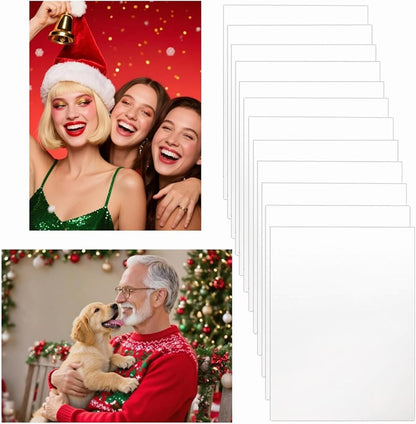 12pcs Sublimation Metal Photo Blanks 18x24 Inch - Make Your Permanent Photo Posters Signs, Sublimation Aluminum Blank for Crafters Small Businesses DIY Enthusiasts (Thickness 0.45mm)