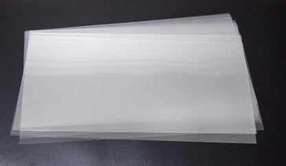 7.5 Mil Blank Mylar Stencil Sheet (10Pcs),12 x 24 Inch Clear Plastic Sheets, Acetate Sheets for Crafts, PET Plastic Sheets for Cutting Machine, PET Stencil Material