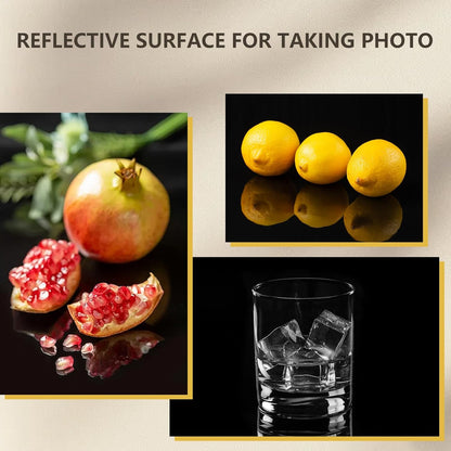 Egofine 8" x 8" Black Plexiglass Sheets 6 Pack 0.04 Inch Cast Acrylic Sheet Thick for DIY Craft Projects, Painting, Photography, Sign, Display Stand, Home Decor, Easy to Cut