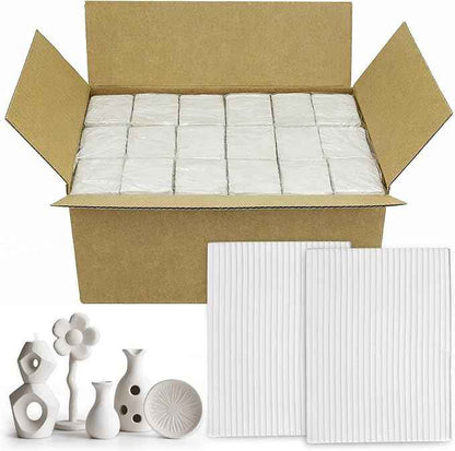 Soulchen Polymer Clay White, Oven Bake Clay, Non Toxic, 19.84 Pounds for Modeling, Jewelry, Sculpting, DIY and Projects