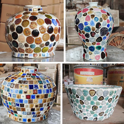 0.99 lb Mosaic Tiles for Crafts Bulk