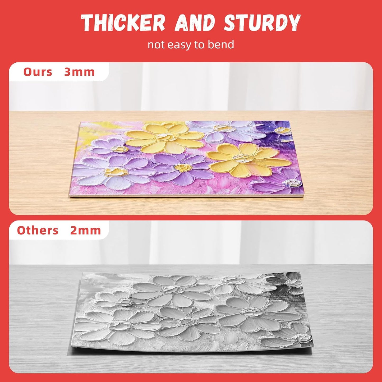 Simetufy 30 Pack 9x12 Inch Canvas Boards for Painting Bulk, Kids Art Novices Blank Canvas Panels, Gesso Primed 100% Cotton for Acrylic Oil Watercolor Tempera Paint