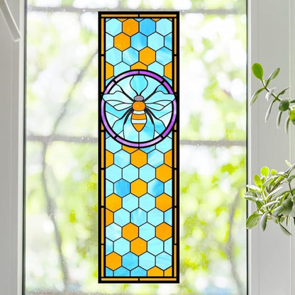 100 pcs Iridescent Glass Mosaic Tiles - 1 Inch Edge Length Mixed Shapes (Triangle, Diamond, Square, Hexagon) for DIY Crafts, Home Decor | Bulk Precut White Clear Pieces for Mosaic Art Kits