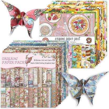 Origami Paper Kit 100 Sheets 70GSM 6 Inch Square Double Sided Color 100 Vivid Solid Colors for Hand Crafts Origami Paper Arts Creativity.Sweet Flower Fairy - Crafty Corner