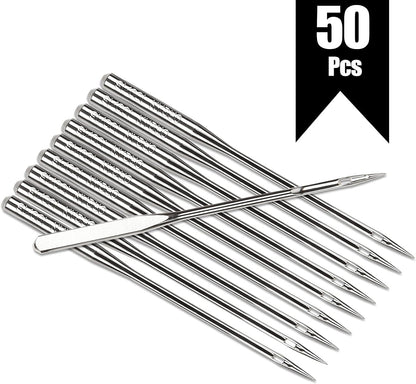 50 PCS Sewing Machine Needles for Brother, Sewing Needles Embroidery Machine Needles for Brother Sewing Machine (100/16-50 Pack)