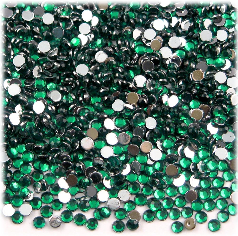 The Crafts Outlet 1,440pc Rhinestones Round 3mm (10ss) Flatback Devil Red Wine - Crafty Corner
