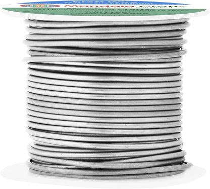 Mandala Crafts 16 Gauge Anodized Aluminum Craft Wire for Jewelry Making - 100 FT Colored Flexible Gray Wire - Bendable for Bonsai Armature Crafting Sculpting - Crafty Corner
