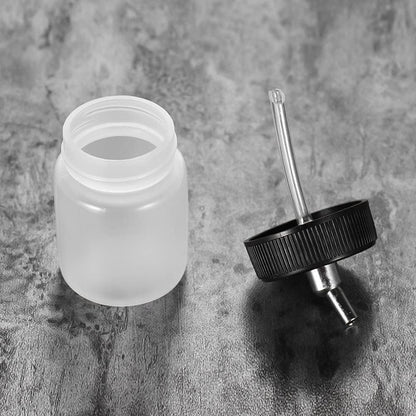 10 x 22CC Dual Action Airbrush Plastic Bottle Standard Suction Lid for Siphon Feed Airbrushes