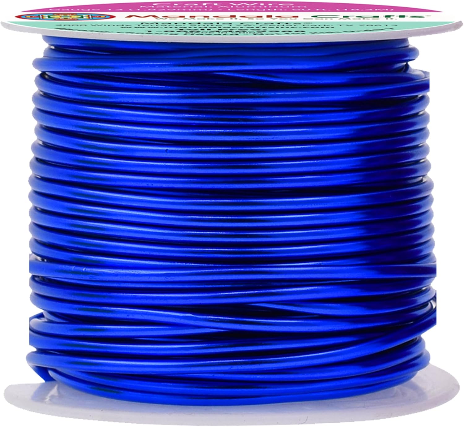 Mandala Crafts 13 Gauge Anodized Aluminum Craft Wire for Jewelry Making - 240 FT Colored Flexible Rainbow Wire - Bendable for Bonsai Armature Crafting Sculpting - Crafty Corner
