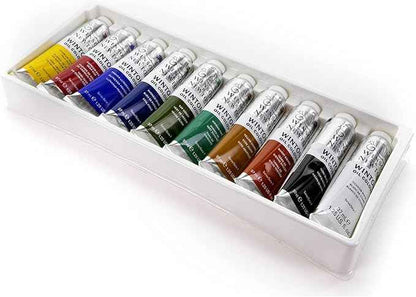 Winsor & Newton Winton Oil Paint, Starter Set of 10 x 37ml Tubes