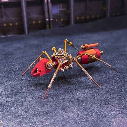 3D DIY Ironjaw Ant A Metal Puzzle Kits, 88PCS Mechanical Snail Metal Steampunk Insect Model Kit, Creative Collectible Display Piece for Adults