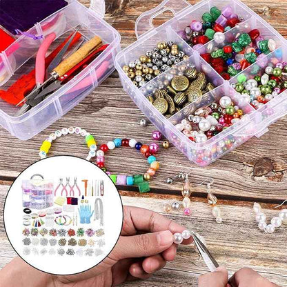 2015pcs Jewelry Findings Making Starter Supplies Kit Repair Tool Set for Bracelet Necklace Rings DIY Decor Tool