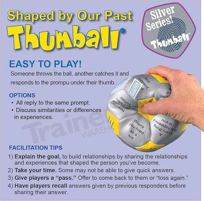 Trainers Warehouse 6" Thumball Collection, 32 Prompts for Conversation, Team Building, Relationship and Training
