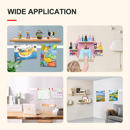 Thaibear Metal Tape for Magnets (1.4'' Wide x 5 ft Long) Flexible Metal Strips Self Adhesive, Ferrous Tape Stick Thin Metal Strips Roll for Magnets