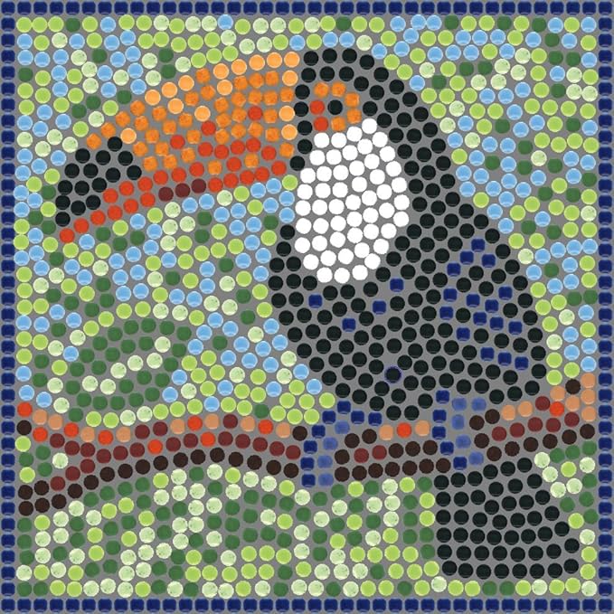 Build a Real Mosaic with Our DIY Mosaic Kit for Adults, Square 7inch (20cm) Toucan
