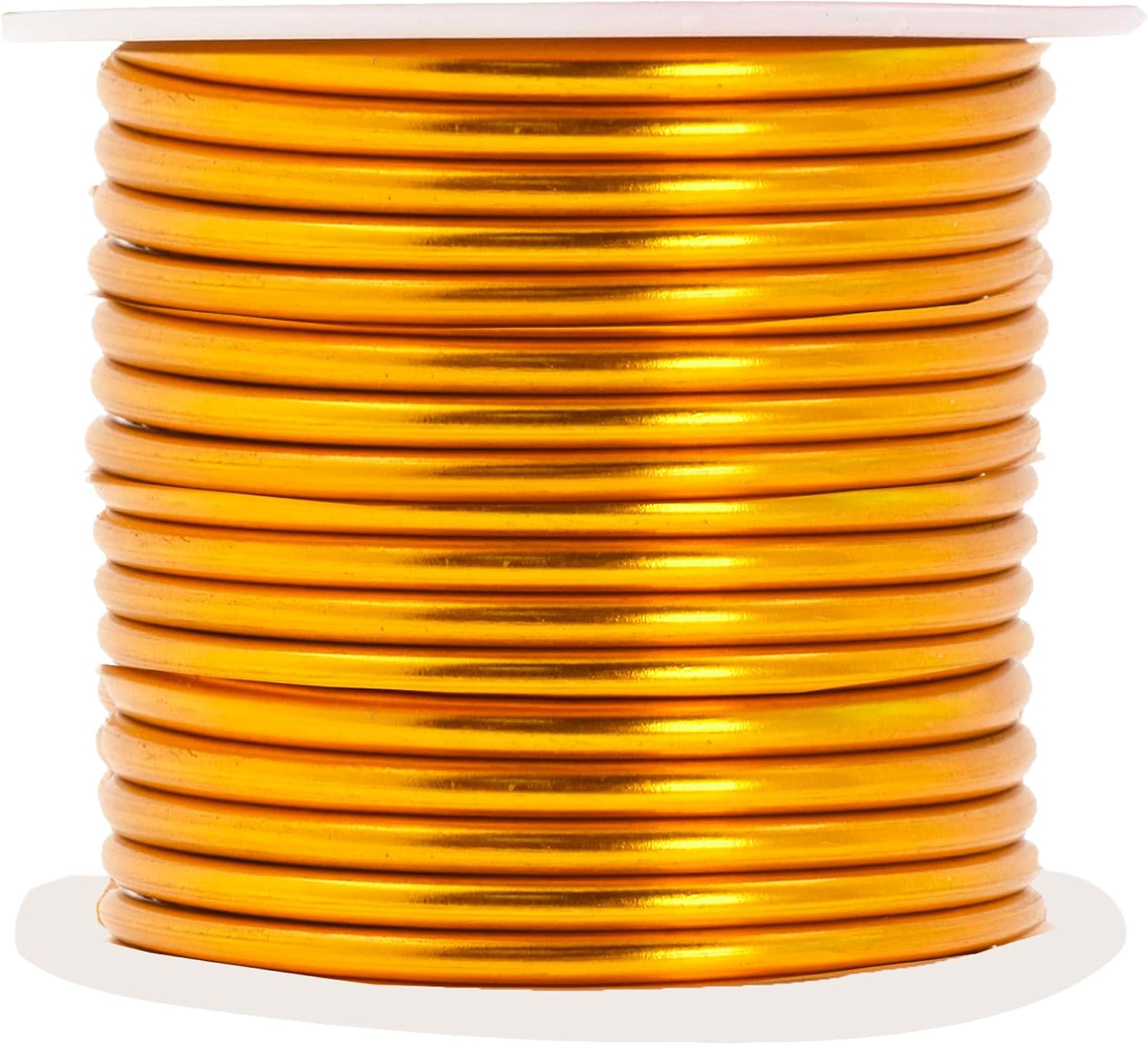 Mandala Crafts 10 Gauge Anodized Aluminum Craft Wire for Jewelry Making - 32 FT Colored Flexible Gold Wire - Bendable for Bonsai Armature Crafting Sculpting - Crafty Corner