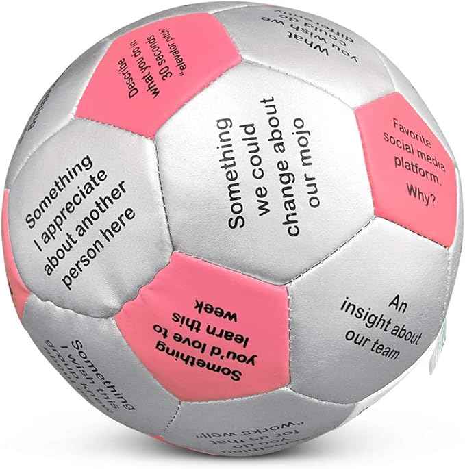 Trainers Warehouse 6" Thumball Collection, 32 Prompts for Conversation, Team Building, Relationship and Training