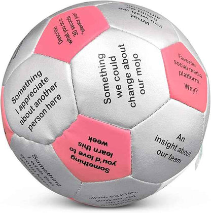 Trainers Warehouse 6" Thumball Collection, 32 Prompts for Conversation, Team Building, Relationship and Training