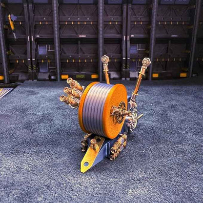 3D DIY Slow-Core Metal Puzzle Kits, 125PCS Mechanical Snail Metal Steampunk Insect Model Kit, Creative Collectible Display Piece for Adults