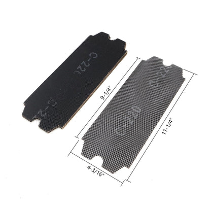SCOTTCHEN Drywall Sanding Screen Mesh Sheet 4-3/16" x 11-1/4" Grit #220-12pcs