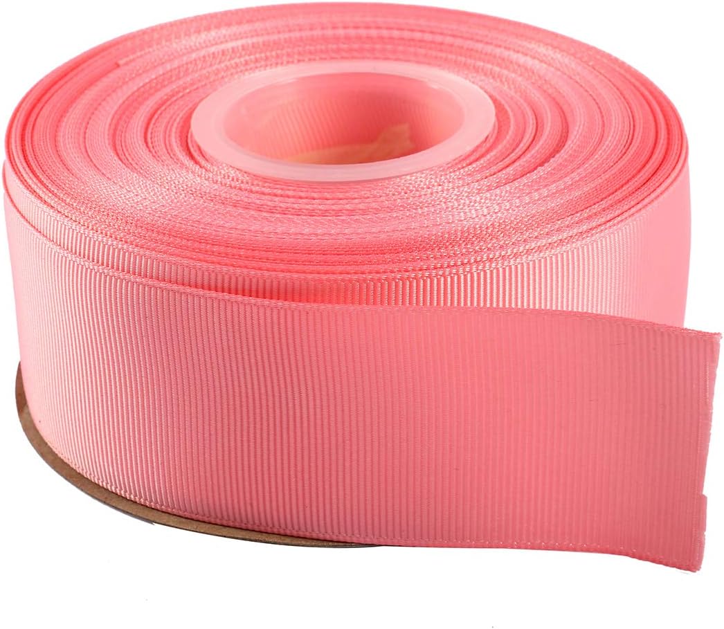 ITIsparkle 11/2" Inch Grosgrain Ribbon 25 Yards-Roll Set for Gift Wrapping Cake Decoration Party Favor Hair Braids Hair Bow Baby Shower Decoration Floral Arrangement Craft Supplies, Pink Ribbon - Crafty Corner
