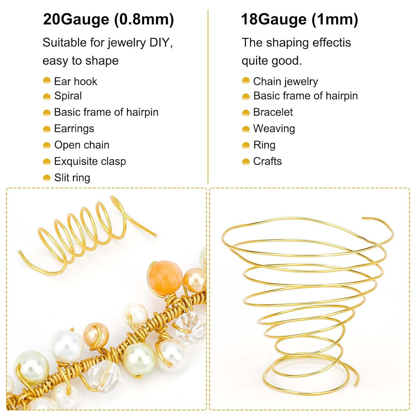 BENECREAT 20 Gauge 770FT Black Anodized Aluminum Jewelry Craft Wire for Model Craft, Gem Wrapping, Jewelry Making