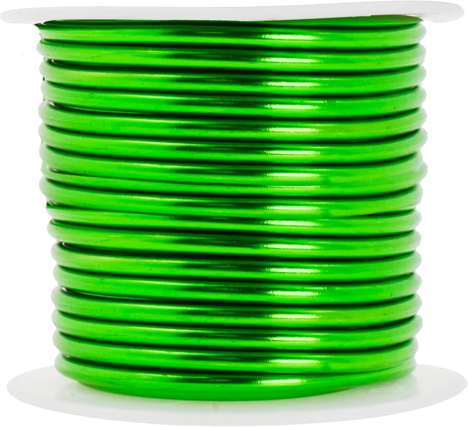 Mandala Crafts 10 Gauge Anodized Aluminum Craft Wire for Jewelry Making - 32 FT Colored Flexible Kelly Green Wire - Bendable for Bonsai Armature Crafting Sculpting - Crafty Corner