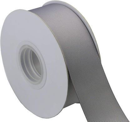 ITIsparkle 11/2" Inch Grosgrain Ribbon 25 Yards-Roll Set for Gift Wrapping Cake Decoration Party Favor Hair Braids Hair Bow Baby Shower Decoration Floral Arrangement Craft Supplies, Silver Ribbon - Crafty Corner