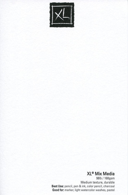 Canson XL Series Mixed Media Pad, Side Wire, 11x14 inches, 60 Sheets – Heavyweight Art Paper for Watercolor, Gouache, Marker, Painting, Drawing, Sketching - Crafty Corner