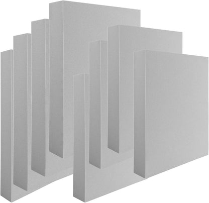 BAOFALI 8 Pcs Stamping Foam Grey Moldable Foam Stamps Plastic Dry Foam Stamp Pad Cut and Dry Foam Stamping Foam Block for Sculpture, Modeling, DIY Arts and Handicrafts Projects - Crafty Corner