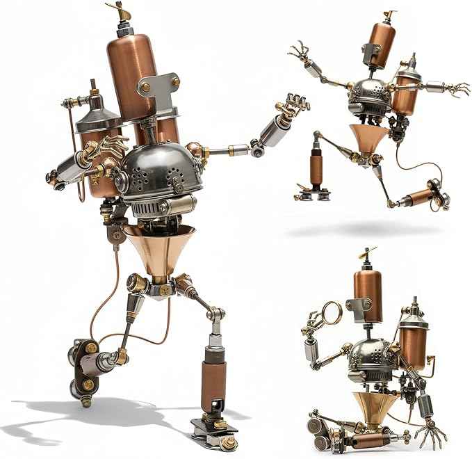 3D Metal Puzzle for Adults, Steampunk Mechanical Model Building Kit - 3D Jigsaw Puzzle for Teens & Adults, Challenging & Creative DIY Art Project, Unique Gift Idea